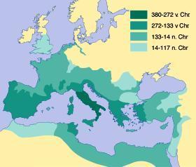 Imperium Romanum Het Romeinse Rijk was van oorsprong een stadstaat op het Italisch schiereiland die zich vanaf de zesde eeuw voor Christus begon uit te breiden