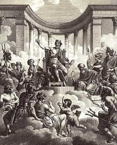 De Griekse goden Godenverhalen speelden een belangrijke rol