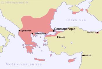 Byzantijnse Rijk In het oosten kwam het