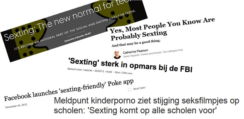 Hoe vaak komt sexting voor?