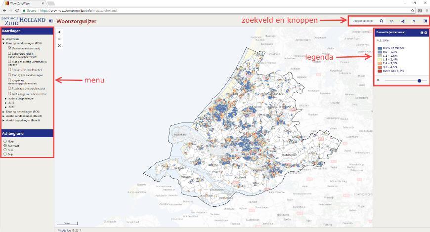 T e c h n i s c h e g e b r u i k e r s h a n d l e i d i n g W o o n Z o r g w i j z e r In deze gebruikershandleiding wordt aangegeven welke technische mogelijkheden de provinciale applicatie biedt.