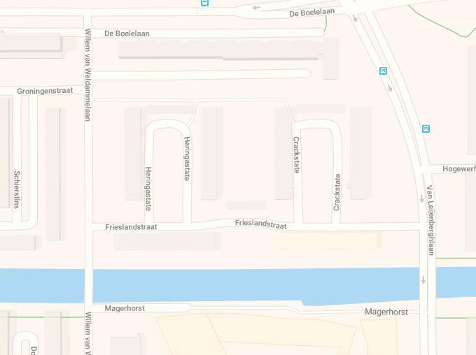 Melding : Voetpad beginnend aan van Weldammelaan, schuin tegenover Groningenstraat Melding bewoner (november 17):