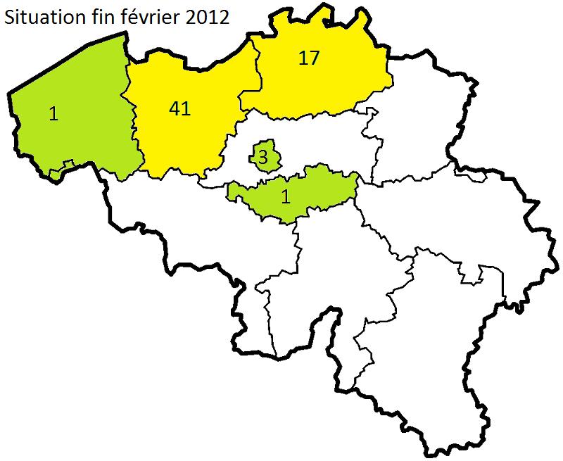 Tweemaandelijkse evolutie van CPE, type OXA-48: van / tot