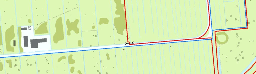 ANKO bemalingsgebied (peilgebied 28-5) Centrale deel polder (peilgebied 28-1) Figuur B4.16 Lek B (maatregel 2B): duiker uit gronddam verwijderen.