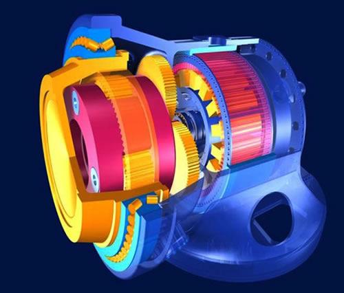 windturbines Geintegreerd generator en transmissie Magneten op de rotor Als een magneet wordt toegepast, dan