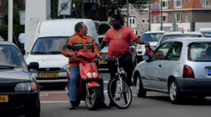 ontstaat een ring voor bestemmend verkeer, die levendig is