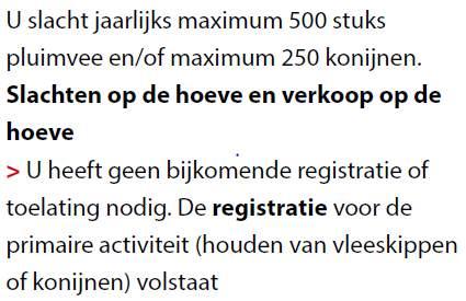 VERMARKTING/VERKOOP Voorbeeldproductienormen voor biologsche