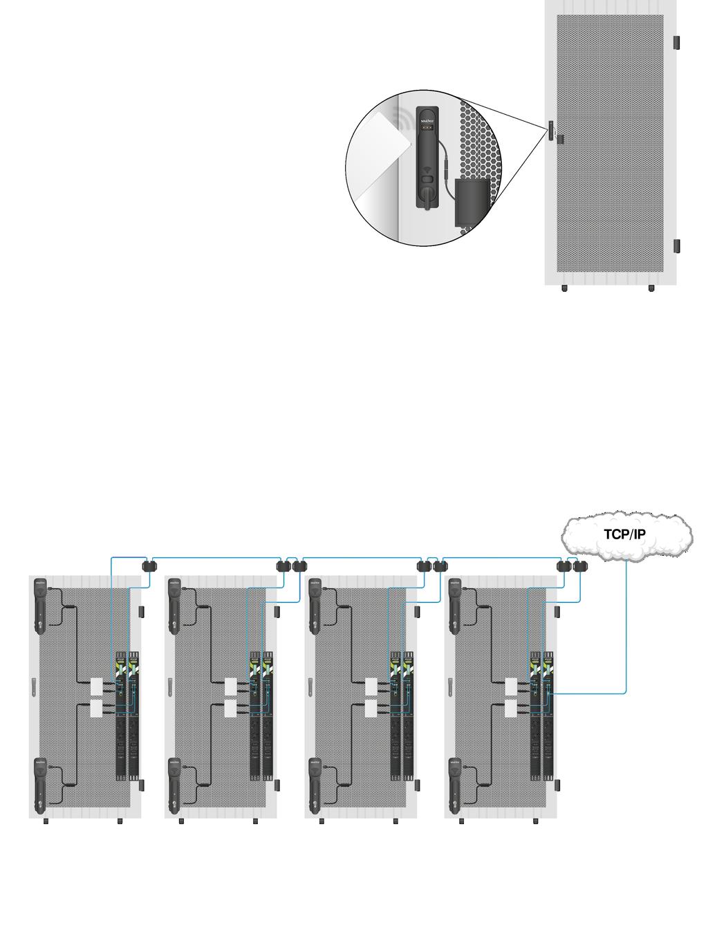 Op zichzelf Staand RFiD Slot Beschik over tot wel 20 geprogrammeerde kaarten op elk slot met de op zichzelf staande oplossing, op eender welke deur van de CR en ER-serie rekken met