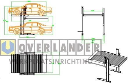 mechanisch/hydraulisch Hoogtebeveiliging : maximaal