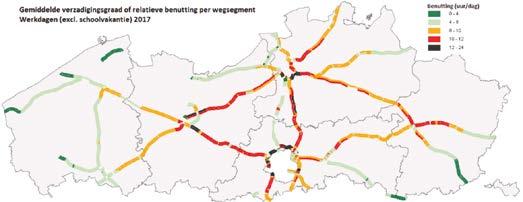 Kijken we naar ieder wegsegment in detail dan zien we dat bijna alle wegsegmenten op de E313 in de