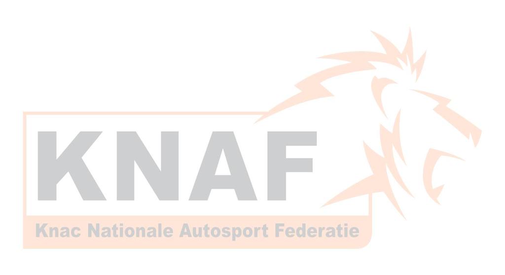 BIJZONDER REGLEMENT 19 e WINTER TRIAL Van zondag 27 januari tot en met vrijdag 1februari 2019 KNAC Nationale Autosport Federatie (KNAF), Permit nummer: 0452.18.