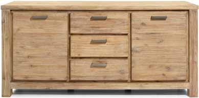 129.- Dressoir Chablis van acaciahout