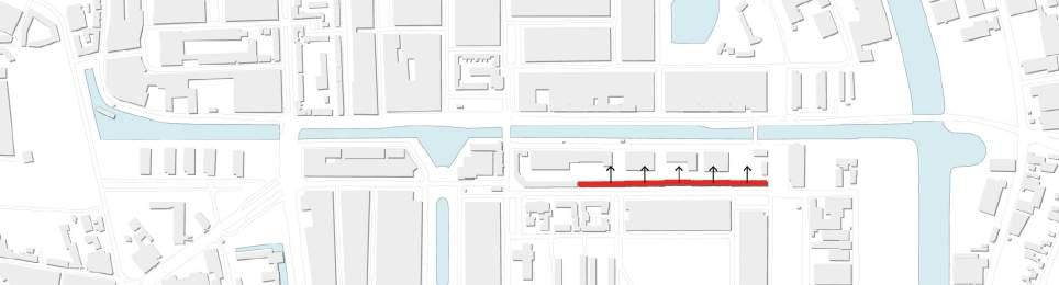 fietspad parkeren rijbaan tweerichting parkeren smal promenade Singel rijbaan tweerichtingen p[arkeren rijbaan eenrichting bestaande tuin gras met bomen fietspad tweerichtingen gras met bomen