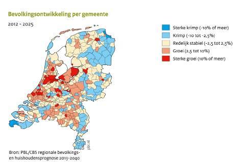 2. Oosterhamriktracé in 20 punten 2.1 De stad en het probleem (Bron : Centraal planbureau, Nederland in 2030 en 2050: Twee referentiescenario s 2015) 1.