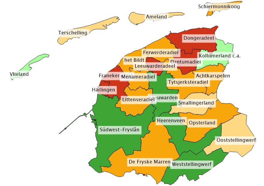 Demografische gegevens Fryslân Bevolkingsopbouw en ontwikkeling in de provincie Fryslân De volgende tabellen en afbeeldingen laten een beeld zien van de bevolkingsopbouw en ontwikkeling hiervan in de