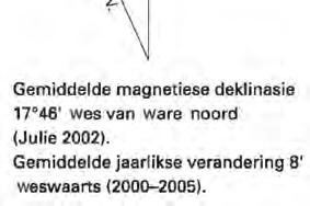 Onthou dat magnetiese noord vir Suid-Afrika altyd wes is van ware noord. IGUUR 5 Hoe magnetiese deklinasie op Suid-Afrikaanse topografiese kaarte getoon word 2.