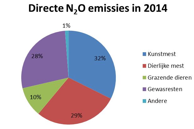 Aandelen in de N 2 O-emissies