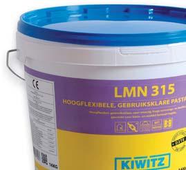 12004 Kleur: wit Verpakking: 16 kg emmer LMN 315 Pastalijm voor klein- en middelformaat