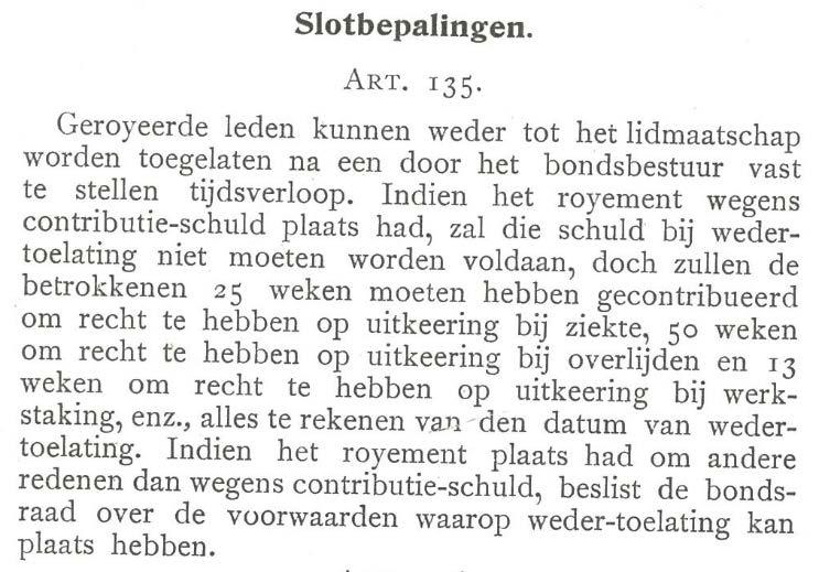 19 24. Voer bij Voorwaarde voor wedertoelating de voorwaarde in. Vaak is dat een artikel uit het bondsregelement. Of een besluit van het Hoofdbestuur (vaak afgekort tot H.B.).