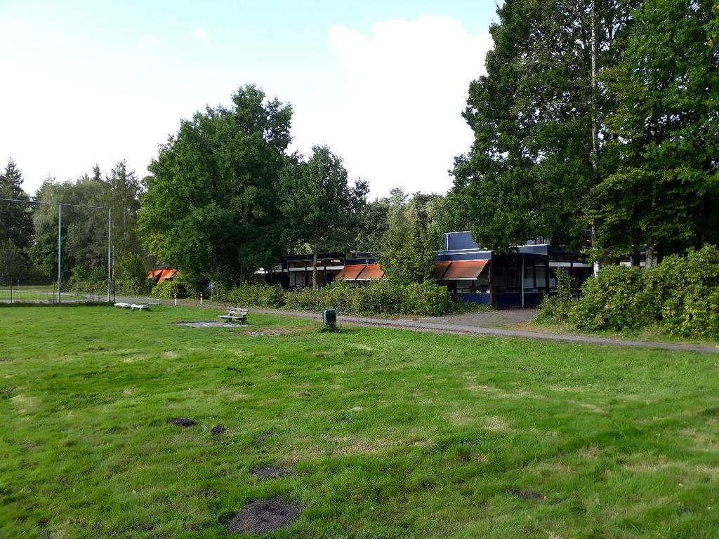 Foto 6: Sportveld met zicht op de Boskavels, school de