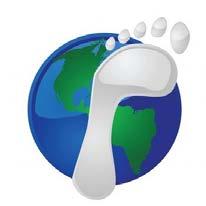Ecologische footprint Ecologische footprint: de belasting van het milieu door de levenswijze van de mens Footprints verschillen sterk tussen landen, maar