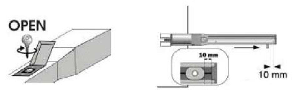 (zie tekening). 2. Bevestig de arm aan deze bevestigingsbeugel Belangrijk is dat de actuators horizontaal / waterpas gemonteerd worden en ook waterpas blijven draaien.