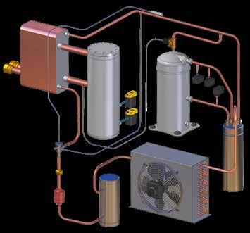 Filterdroger Kijkglas Expansieventiel Sensor expansieventiel Vermogensstuurventiel Drukschakelaar voor hoge/lage druk en ventilator