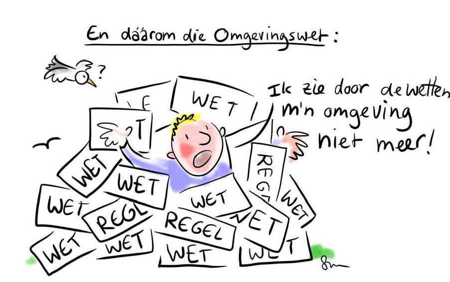 Verbeterdoel: minder regels Rijk: Van 26 wetten naar 1 wet Van 5000 wetsartikelen naar 350 Van 120 AMvB s naar 4 AMvB s Van 120 ministeriële regelingen naar 10 Gemeente Zoetermeer Van x