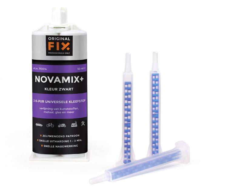 ORIGINALFIX NOVAMIX+ OriginalFix NovaMix+ is een universele polyurethaan kleefstof voor het professioneel verlijmen, herstellen, opvullen en repareren.