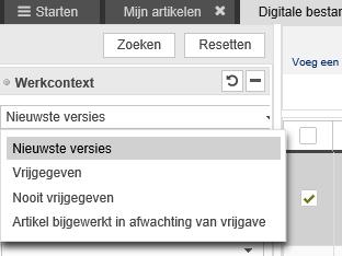 Work context Use the window on the left to refine the search results. Select the Type of Information, File Name, the Content Description or the File Format Name.