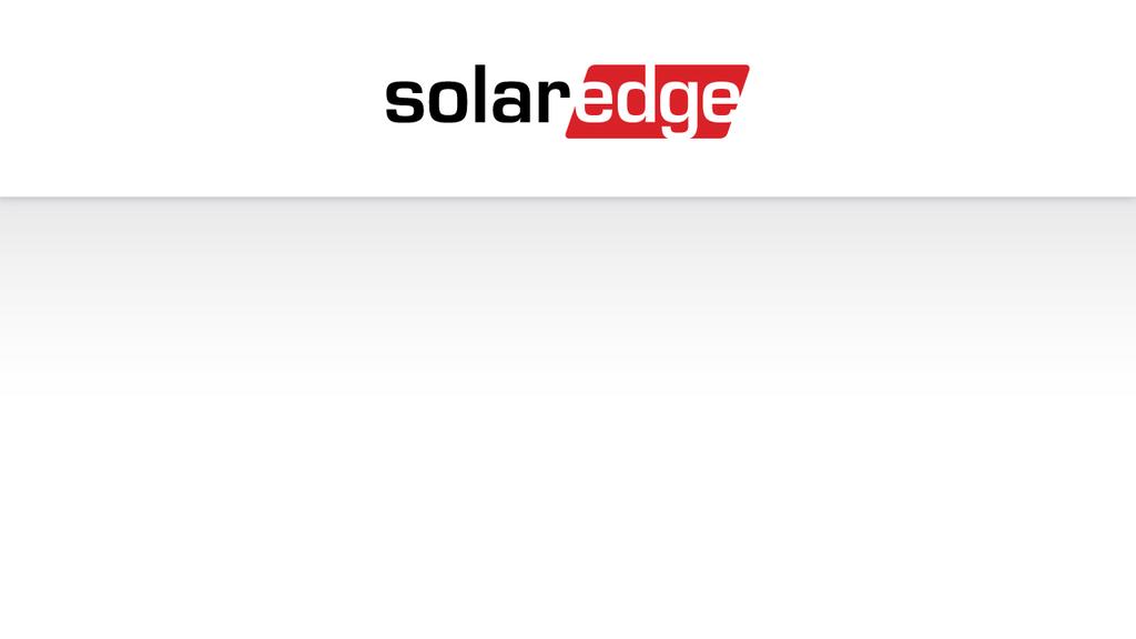 Bedankt! THANK YOU! infonl@solaredge.com info@solaredge.com twitter.com/solaredgepv solaredge.com/blog solaredge.com solaredge.