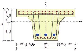 Willekeurige betondoorsnedes kunnen via DXF worden ingelezen en gecontroleerd. Betondoorsnedes kunnen bestaan uit liggers, drukstaven, vloeren of stroken.
