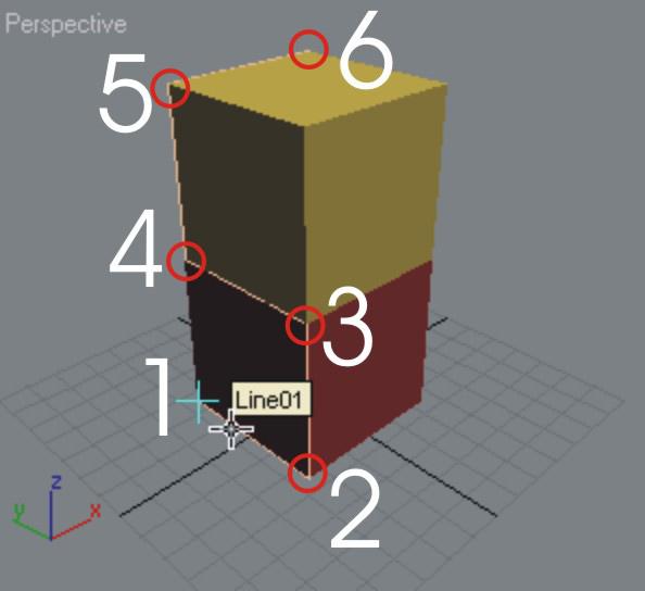 Om nu in het Perspective Viewport een lijn te kunnen tekenen die langs de ribben van de kubus loopt moet de 3D snap (3D magneet) worden aangezet. Je vindt deze boven in de menubalk.