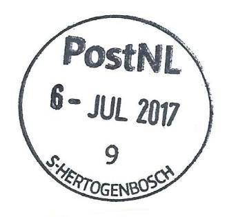 S-HERTOGENBOSCH 9 Met dank aan Huber van Werkhoven voor de afdruk van 6- JUL 2017 en Coen van Straalen voor 14 APR