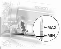 Verzorging van de auto 155 Motorolie Controleer het oliepeil ook regelmatig manueel om schade aan de motor te voorkomen. Gebruik olie met de juiste specificatie.