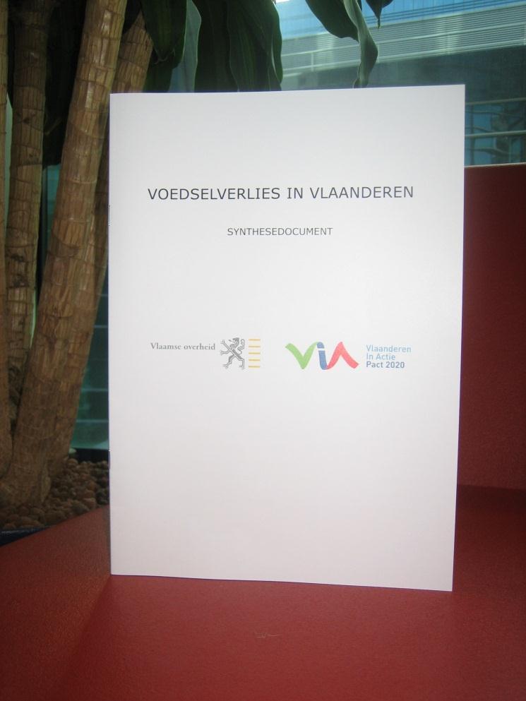 Online U kan het synthesedocument raadplegen op de officiële webstek van de Vlaamse overheid over voedselverlies. http://www.vlaanderen.