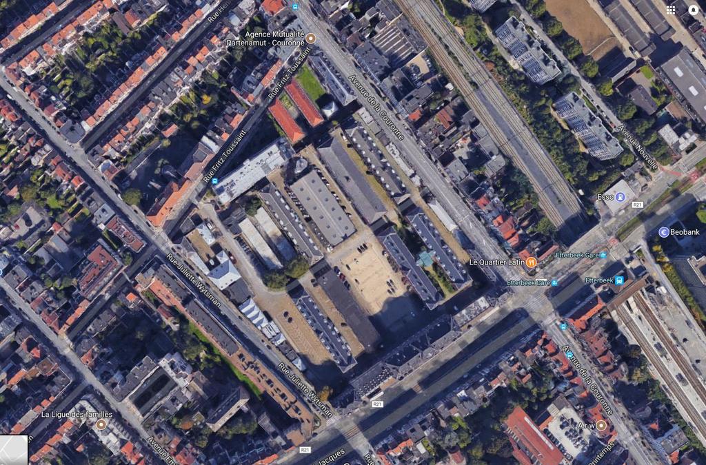 2. Diagnose Het Brussels Hoofdstedelijk Gewest bestempelt de kazernes van Elsene als een site met gewestelijk belang.