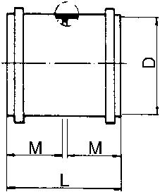 Inbouwmaten PP binnenriolering Hulpstukken manchetverbinding Steekmoffen Diam.