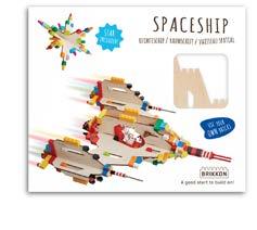 brikkon design RUIMTESCHIP Bouw een fantastisch ruimteschip met