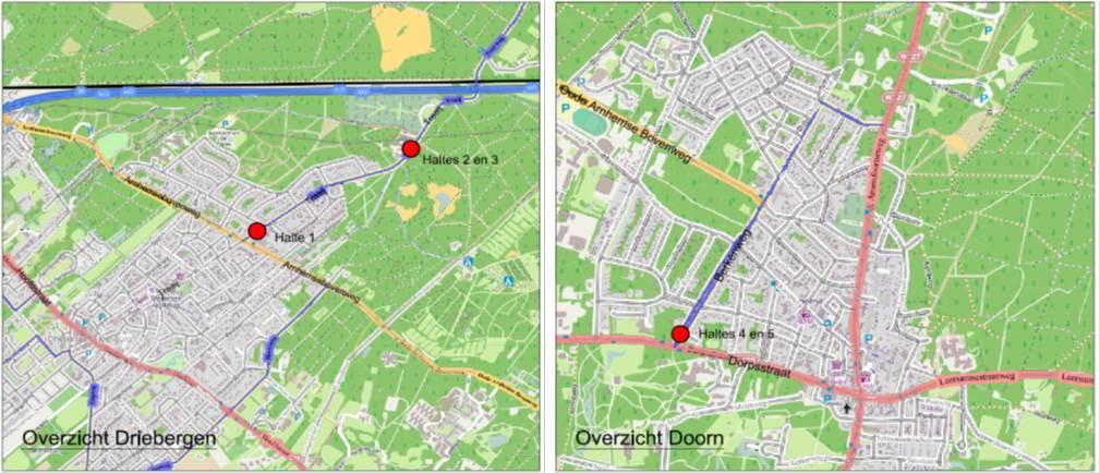 Het instellen van bushalte Traaij-Arnhemse Bovenweg in Driebergen-Rijsenburg door het plaatsen van verkeersborden L3 uit bijlage 1 van het Reglement Verkeersregels en Verkeerstekens 1990 aan beide