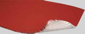 Hiproblanket Medium: Geweven glasvezeldeken voorzien van een dikke mantel rood ijzeroxide siliconen rubber.