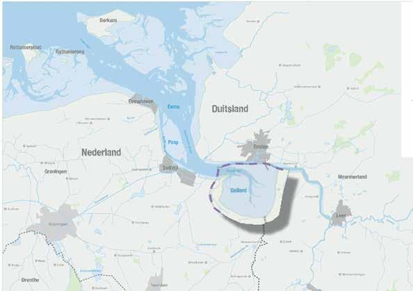 Jarenlang diende de Dollard ook als stortplaats voor baggermateriaal. Sinds 1984 wisselen erosie en opslibbing elkaar af.