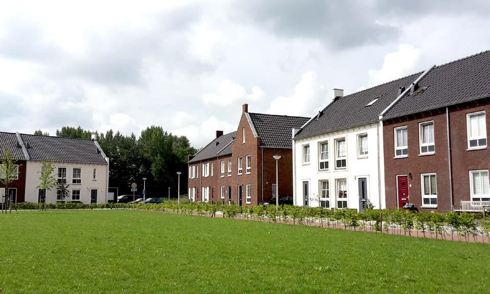 Nieuwbouw woningen oudenborch Rhenoy Voor de nieuwe woonwijk Oudenborch in Rhenoy geldt een beeldkwaliteitsplan, waarin uitgegaan wordt van een gevarieerd dorps beeld.