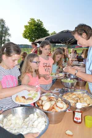 buffet klaargemaakt.