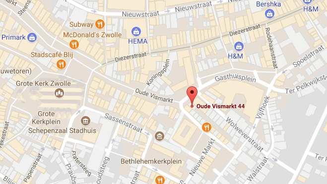 Algemene gegevens Adresgegevens Oude Vismarkt 44 8011 TB Zwolle Oppervlakte Totaal ca. 213 m² Begane grond ca. 155 m² 1 e verdieping ca. 58 m² Te huur vanaf ca.