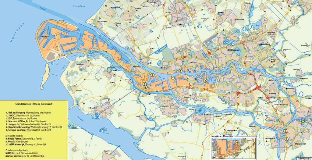 BIJLAGE 1: KAART HAVENREGIO ROTTERDAM-RIJNMOND