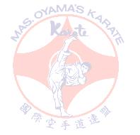 Rode of Oranje Gordel - 10 de Kyu Ju-Kyu Algemeen - De betekenis van Karate-Do en Kyokushinkai. - Hoe een Do-Gi correct opvouwen. - Hoe een Do-Gi correct dragen. - Kennis van de Dojo-etiquette.