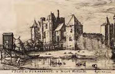 Slot Purmersteijn Amsterdamsche poort Koemarkt Historie Vestingstad Purmerend 1690 Beemsterpoort