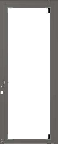 Pivoterende deur (620 0992 ++++) met slot onderaan