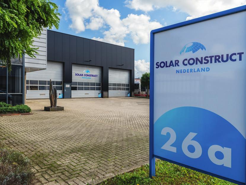 Sinds 2016 is Solar Construct Nederland gevestigd op bedrijventerrein